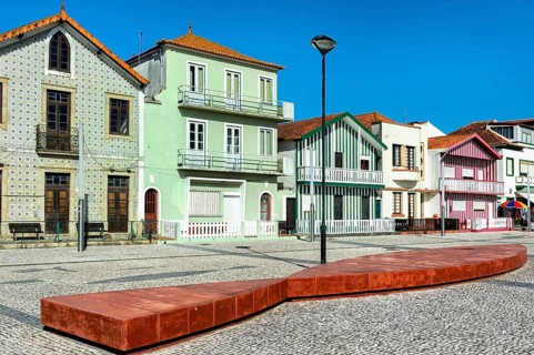 Palheiros typical houses