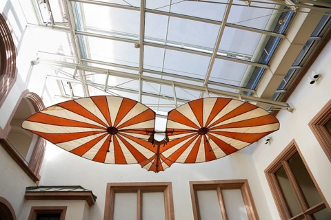 Replica of the flying machine of Albrecht Ludwig Berblinger