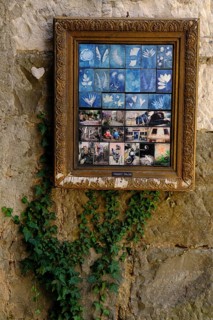 Picture made of tiles