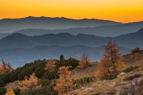 Evening atmosphere in Hochschwab