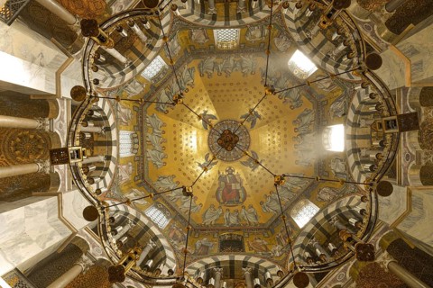 Ceiling mosaic