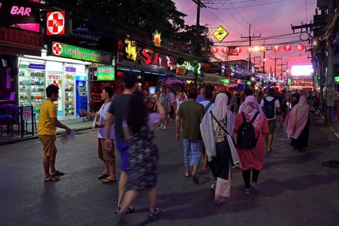 Tourists on Bangla Road