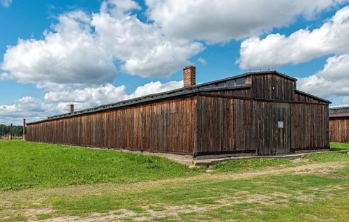 Barracks at Auschwitz II-Birkenau concentration camp