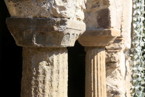Cloister of the Cathedral of San Bartolomeo on the Castle Hill