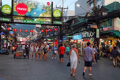 Tourists on Bangla Road