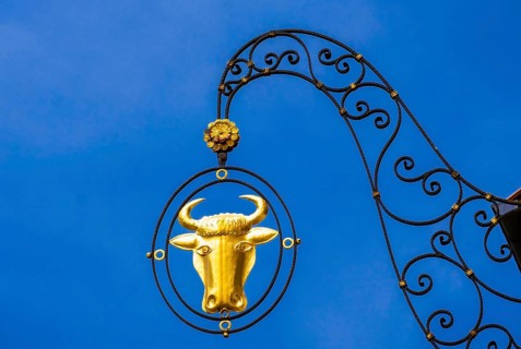 Guild sign from the Gasthof Zum Ochsen in Ladenburg