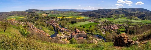 Meander on the Allier river