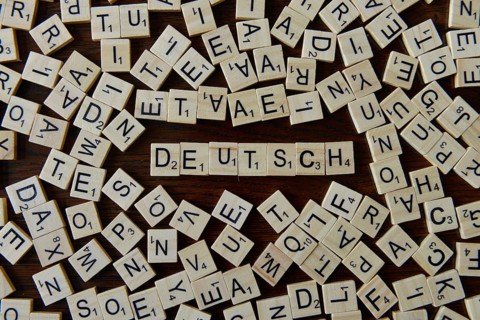Term German Wooden letters