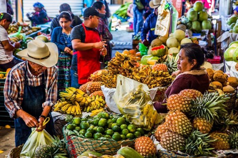 Fruit stalls