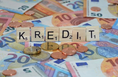 Symbol photo Economic term Credit