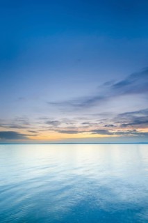 View from Arbon over Lake Constance at sunrise