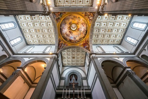 Transept with dome