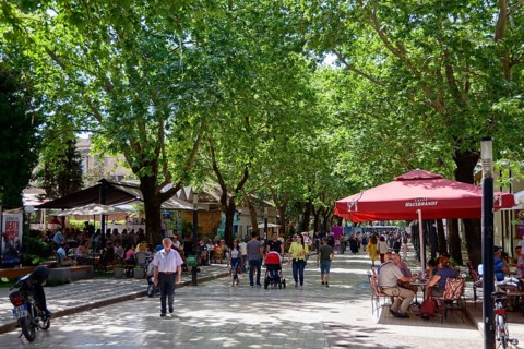 Murat Toptani pedestrian zone