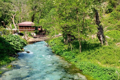 Restaurant on the river Bistrica