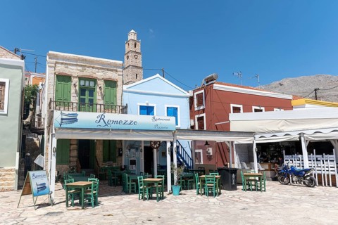 Empty restaurants because of Covid-19