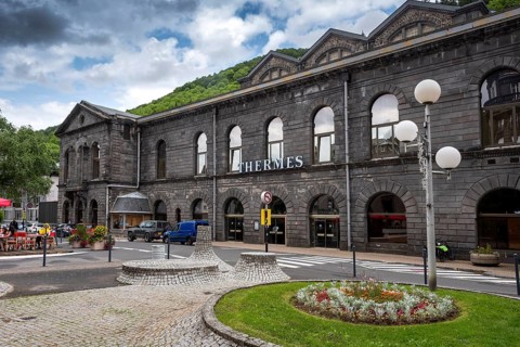 The Spa building in the Neo-Byzantine style at Le Mont-Dore