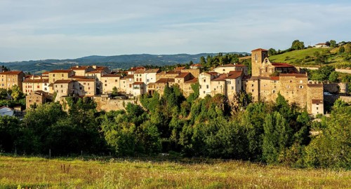 View on Vieille Brioude village