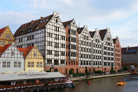 Houses on the Motlawa