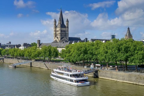Rhine bank