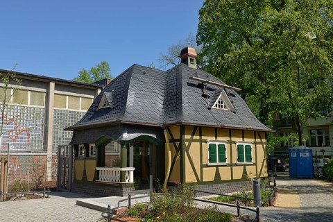 Half-timbered pavilion