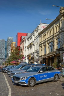 Police cars