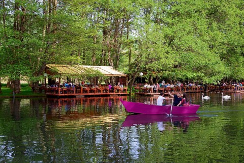 Lakeside restaurant