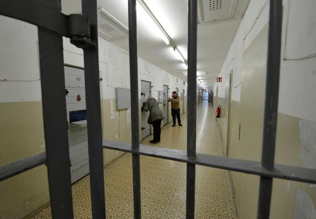 Prison corridor