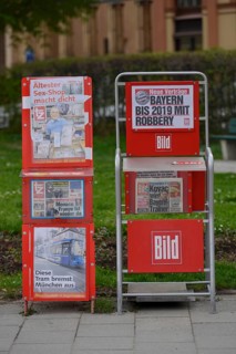Newspaper vending machines