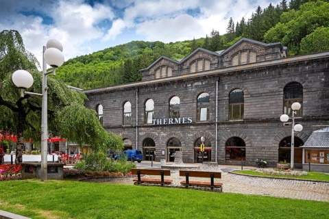 The Spa building in the Neo-Byzantine style at Le Mont-Dore