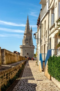 The Lanterne Tower at the entrance to the ancient port of La Rochelle