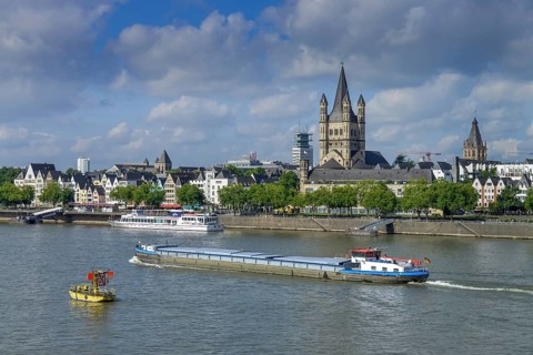 Rhine bank