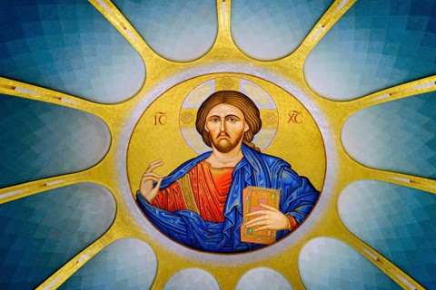 Mosaic with Christ Pantocrator