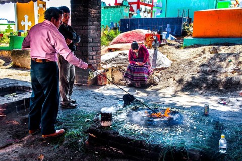 Shaman death ceremonies