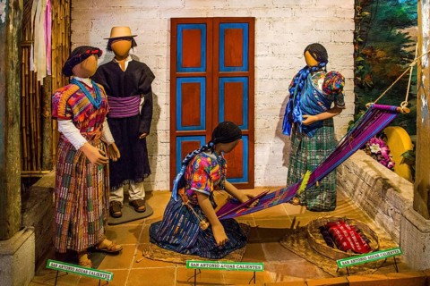 Mayan costumes of San Antonio Agua Calientes