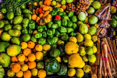 Fruit stalls