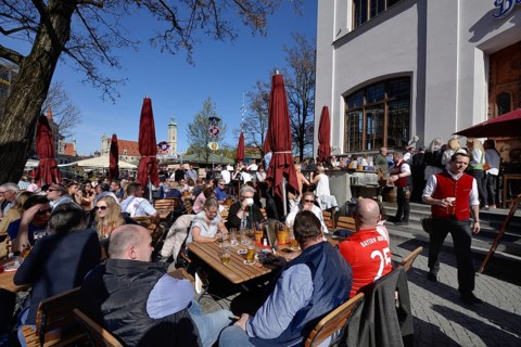 Beer Garden Der Pschorr