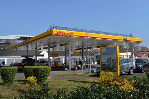 Shell petrol station