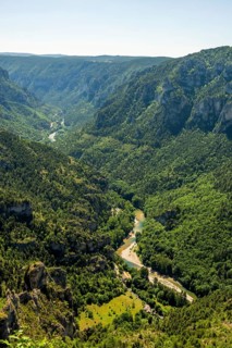 Gorges du tarn view from Point Sublime UNESCO World Heritage Site