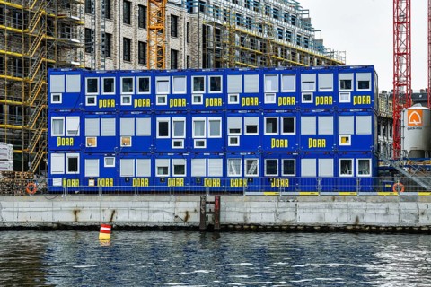 Porr construction container