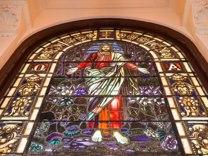 Stained glass window