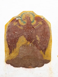 Fresco on a dilapidated house