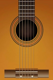 Close up vector illustration of a classical