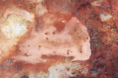Extremely mineral-rich ground in the area of the Rio Tinto mines