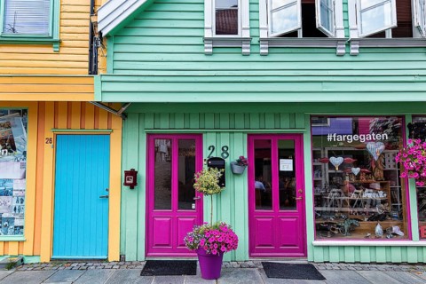 Traditional colourful houses