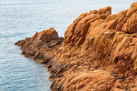 Red cliffs of Capo Bellavista
