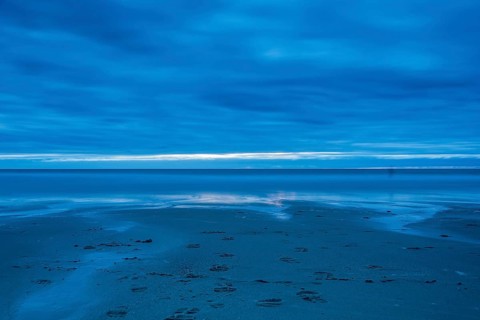 Evening mood at the sea
