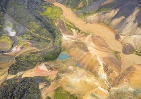 Flight photo Landmannalaugar