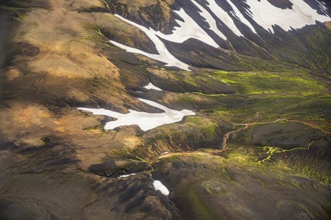 Flight photo Landmannalaugar