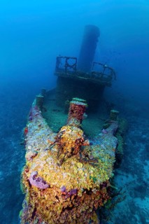 Bow in front
