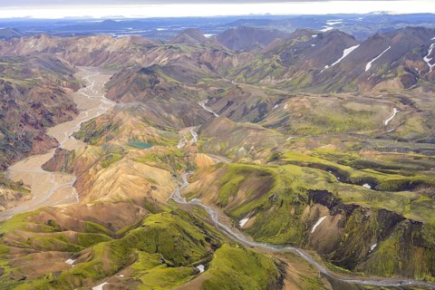 Flight photo Landmannalaugar